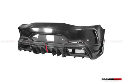 DarwinPRO 2019-2024 Mercedes Benz AMG GT50 GT53 GT43 GT63 GT63S 4Door Coupe X290 IMP Ver.2 Design Part Carbon Fiber Rear Bumper