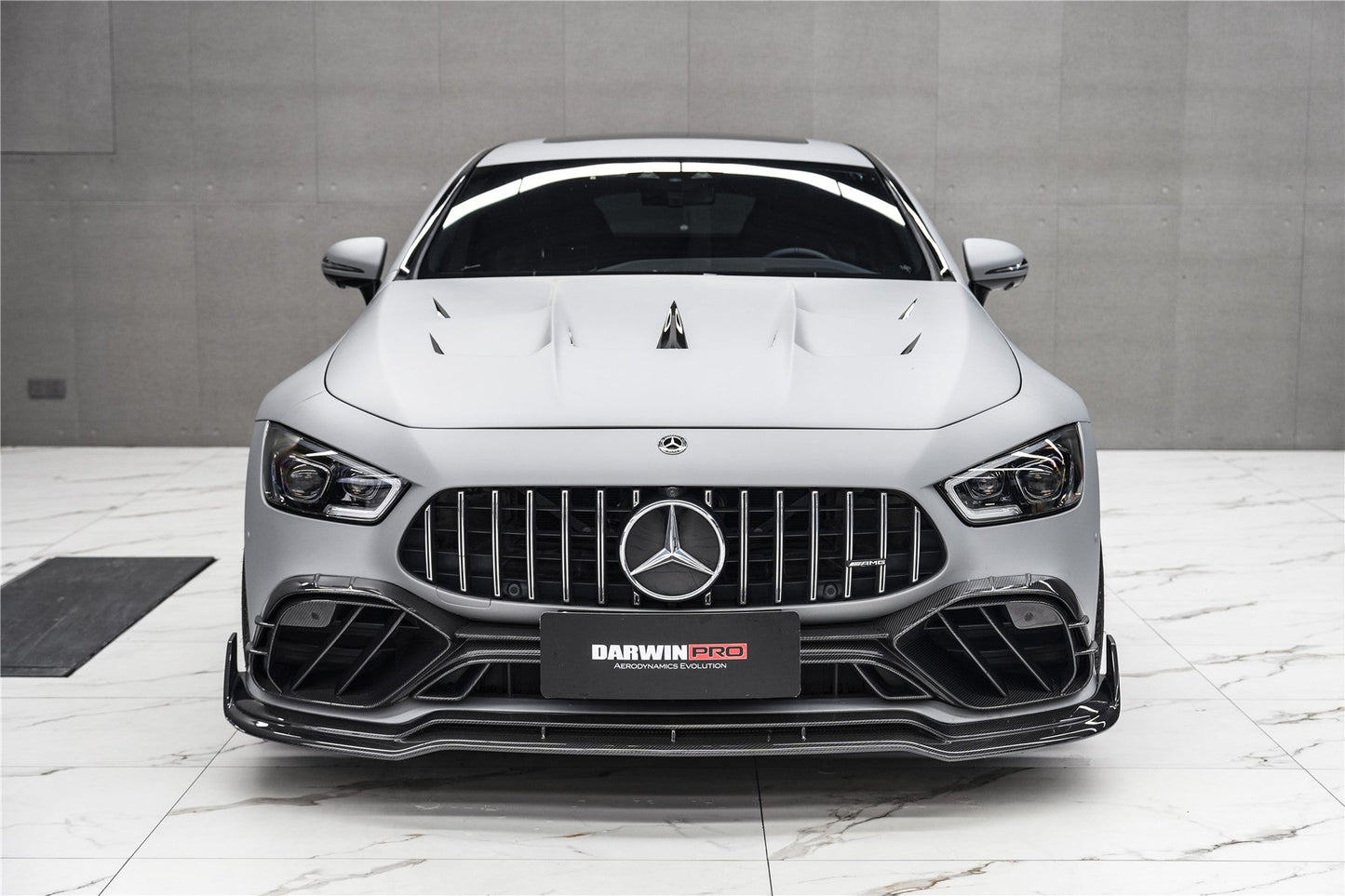 DarwinPRO 2019-2024 Mercedes Benz AMG GT50 GT53 GT43 4Door Coupe X290 IMP Performance Carbon Fiber Front Bumper Lip Splitter - DarwinPRO Aerodynamics