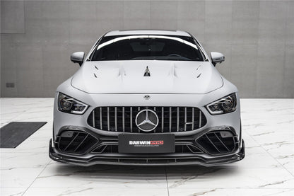 DarwinPRO 2019-2024 Mercedes Benz AMG GT50 GT53 GT43 4Door Coupe X290 IMP Performance Carbon Fiber Front Bumper Lip Splitter - DarwinPRO Aerodynamics