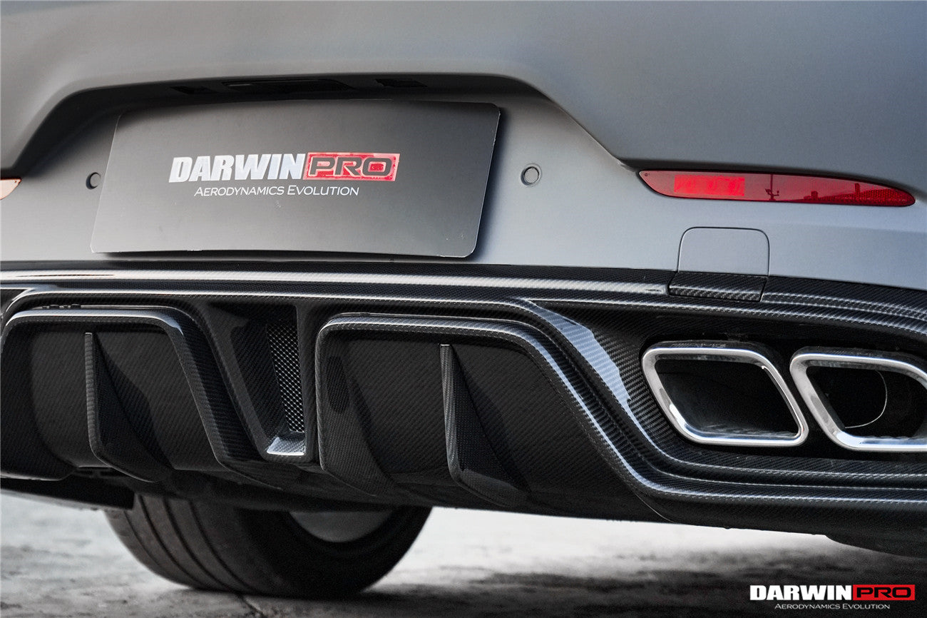 DarwinPRO 2019-2024 Mercedes Benz AMG GT50 GT53 GT43 4Door Coupe X290 IMP Performance Rear Diffuser With Exhaust tips
