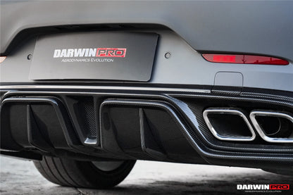 DarwinPRO 2019-2024 Mercedes Benz AMG GT50 GT53 GT43 4Door Coupe X290 IMP Performance Rear Diffuser With Exhaust tips