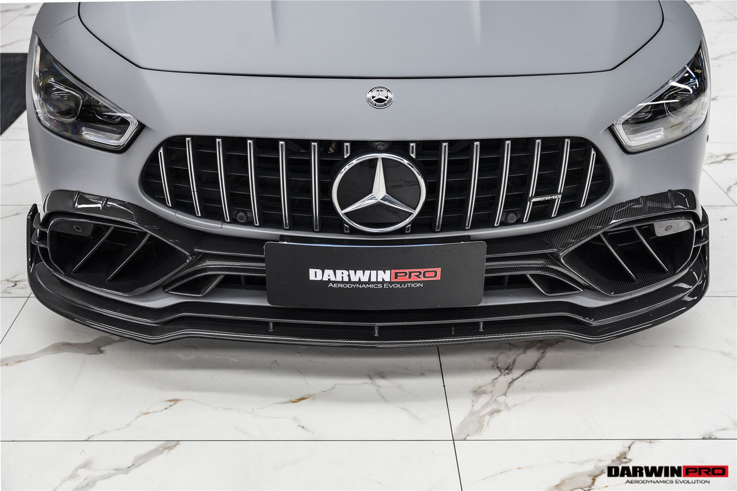 DarwinPRO 2019-2024 Mercedes Benz AMG GT50 GT53 GT43 4Door Coupe X290 IMP Performance Carbon Fiber Front Bumper Vent Trims