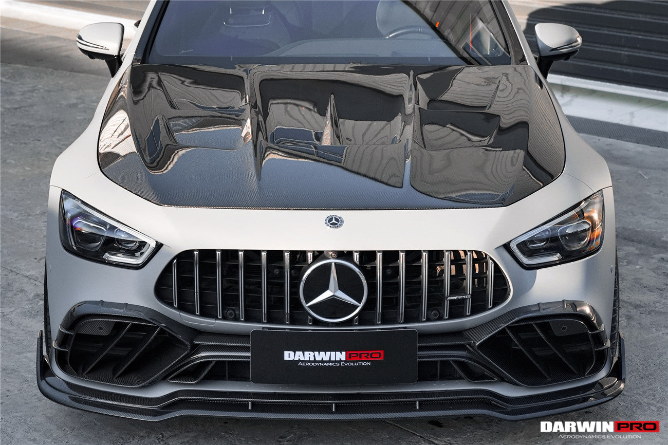 DarwinPRO 2019-2024 Mercedes Benz AMG GT50 GT53 GT43 GT63 GT63S 4Door Coupe X290 IMP Performance Ver.2 Hood - DarwinPRO Aerodynamics
