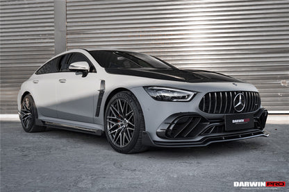 DarwinPRO 2019-2024 Mercedes Benz AMG GT50 GT53 GT43 4Door Coupe X290 IMP Performance Carbon Fiber Front Bumper Vent Trims