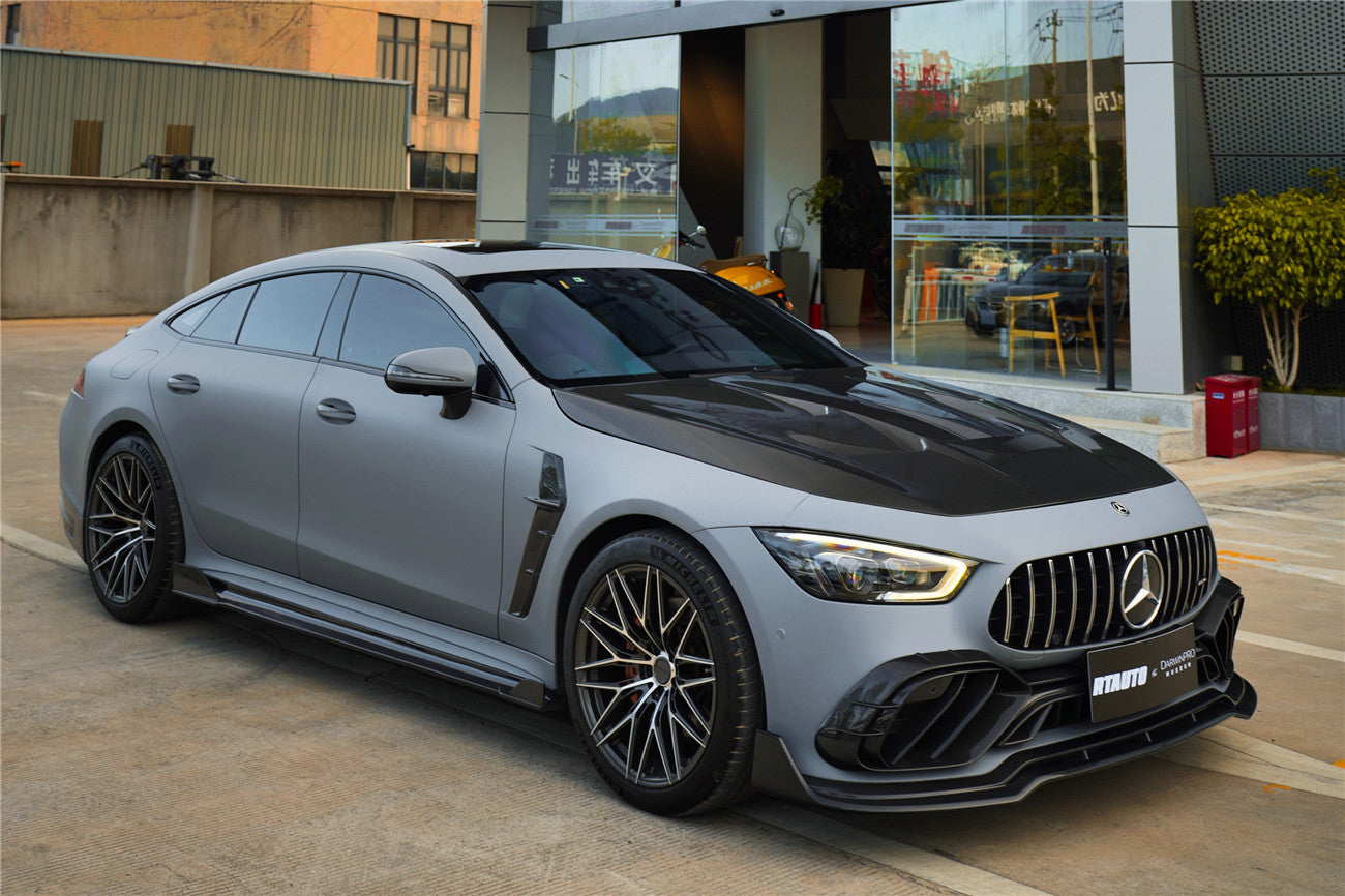 DarwinPRO 2019-2025 Mercedes Benz AMG GT50 GT53 GT43 4Door Coupe X290 IMP Performance Carbon Fiber Full Body Kit - DarwinPRO Aerodynamics