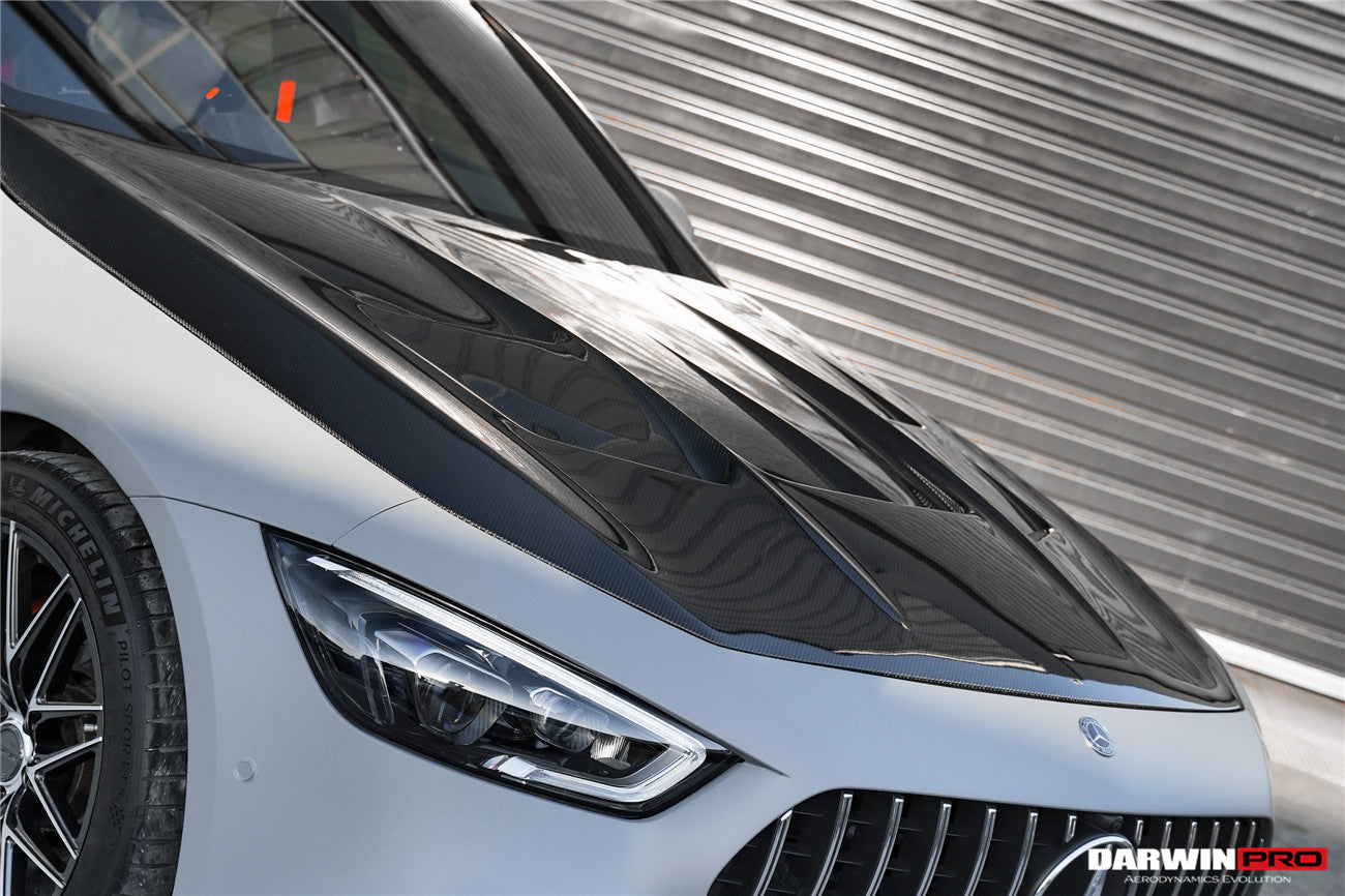 DarwinPRO 2019-2024 Mercedes Benz AMG GT50 GT53 GT43 GT63 GT63S 4Door Coupe X290 IMP Performance Ver.2 Hood - DarwinPRO Aerodynamics