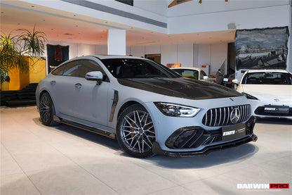 DarwinPRO 2019-2024 Mercedes Benz AMG GT50 GT53 GT43 4Door Coupe X290 IMP Performance Carbon Fiber Front Bumper Lip Splitter - DarwinPRO Aerodynamics