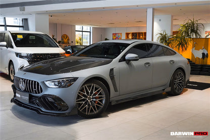 DarwinPRO 2019-2024 Mercedes Benz AMG GT50 GT53 GT43 4Door Coupe X290 IMP Performance Carbon Fiber Front Bumper Lip Splitter - DarwinPRO Aerodynamics