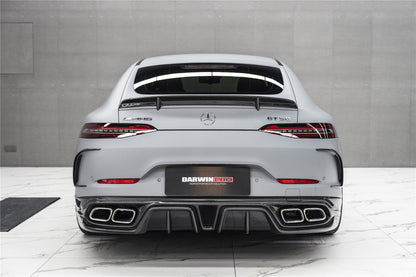 DarwinPRO 2019-2024 Mercedes Benz AMG GT50 GT53 GT43 4Door Coupe X290 IMP Performance Rear Diffuser With Exhaust tips