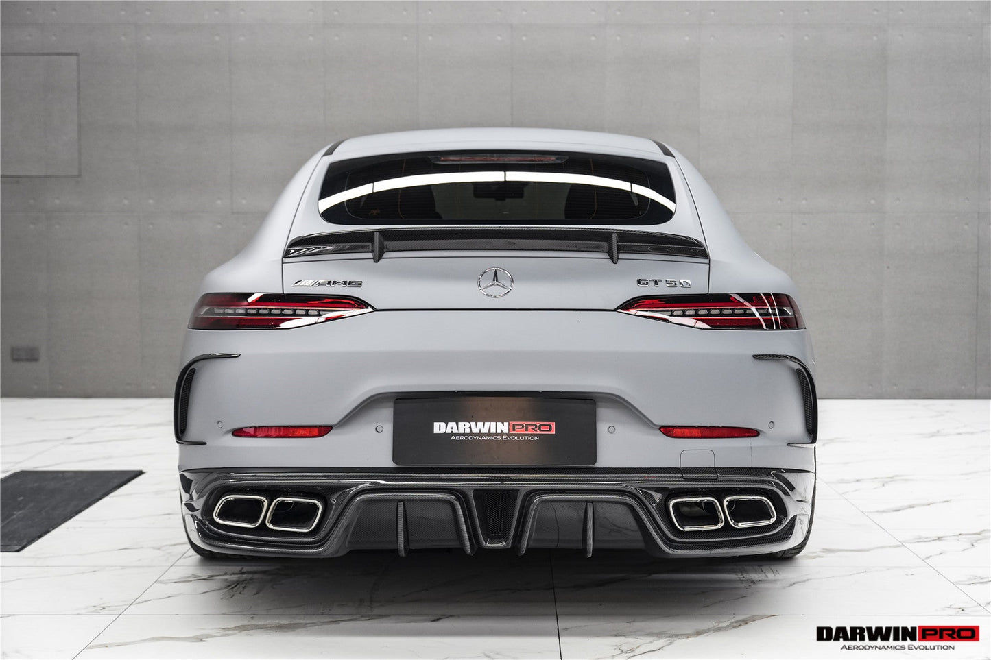 2019-2024 Mercedes Benz AMG GT50 GT53 GT43 GT63 GT63S 4Door Coupe X290 IMP Performance Ver.2 Trunk Spoiler - DarwinPRO Aerodynamics