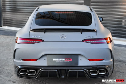 DarwinPRO 2019-2024 Mercedes Benz AMG GT50 GT53 GT43 4Door Coupe X290 IMP Performance Rear Diffuser With Exhaust tips