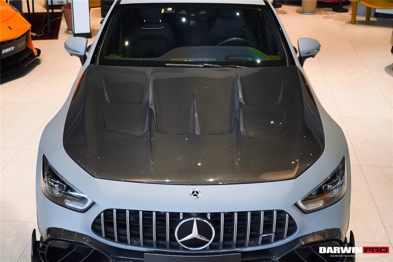 DarwinPRO 2019-2024 Mercedes Benz AMG GT50 GT53 GT43 GT63 GT63S 4Door Coupe X290 IMP Performance Ver.2 Hood - DarwinPRO Aerodynamics