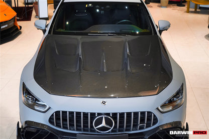 DarwinPRO 2019-2024 Mercedes Benz AMG GT50 GT53 GT43 GT63 GT63S 4Door Coupe X290 IMP Performance Ver.2 Hood - DarwinPRO Aerodynamics