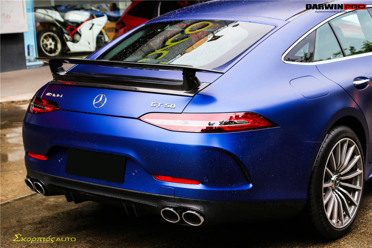 DarwinPRO 2019-2024 Mercedes Benz AMG GT63 S GT50 4Door Coupe X290 Carbon Fiber Trunk Spoiler