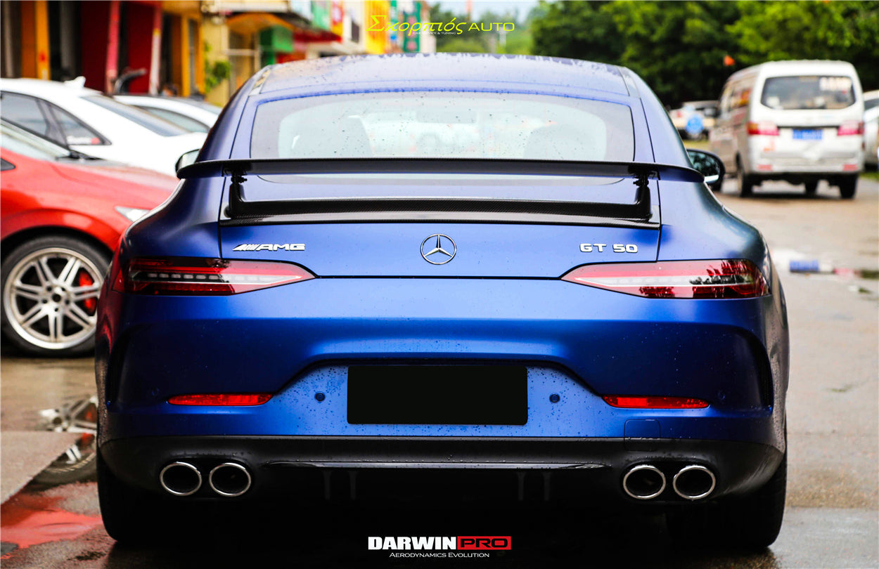 DarwinPRO 2019-2024 Mercedes Benz AMG GT63 S GT50 4Door Coupe X290 Carbon Fiber Trunk Spoiler