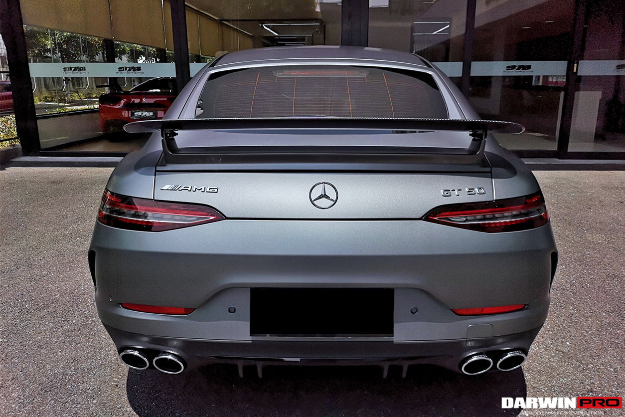 DarwinPRO 2019-2024 Mercedes Benz AMG GT63 S GT50 4Door Coupe X290 Carbon Fiber Trunk Spoiler