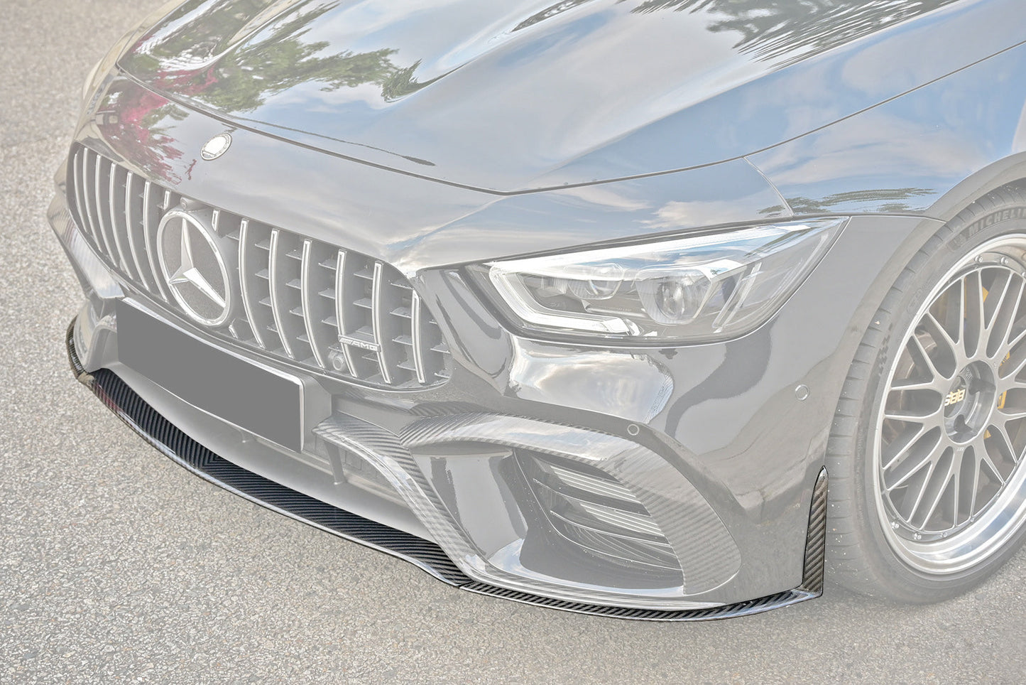 2019-2023 Mercedes Benz AMG GT63  S 4Door Coupe X290 OEM Style Carbon Fiber Front Lip