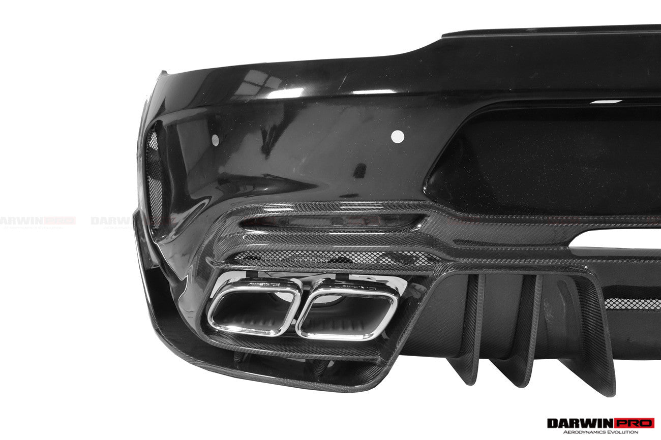 2017-2021 Mercedes Benz AMG GTC IMPII Part Carbon Fiber Rear Bumper With Exhasust tips