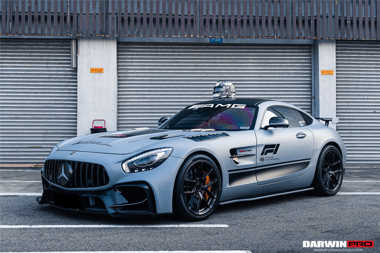 2015-2021 Mercedes Benz AMG GT & GTS & GTC & GTR BK Style Partial Carbon Fiber Front Fender - DarwinPRO Aerodynamics