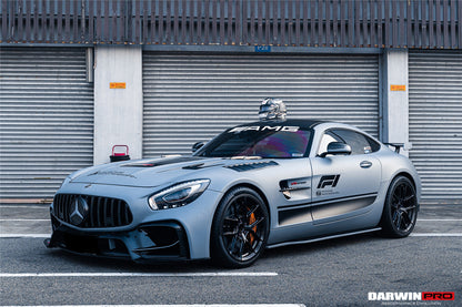 2015-2021 Mercedes Benz AMG GT & GTS & GTC & GTR BK Style Partial Carbon Fiber Front Fender - DarwinPRO Aerodynamics