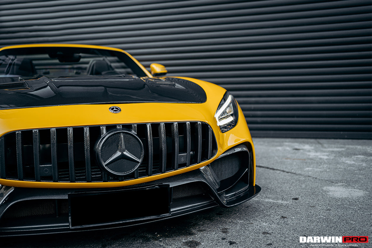 2015-2016 Mercedes Benz AMG GT GTS IMP Performance Part Carbon Fiber Front Bumper with Grill - DarwinPRO Aerodynamics