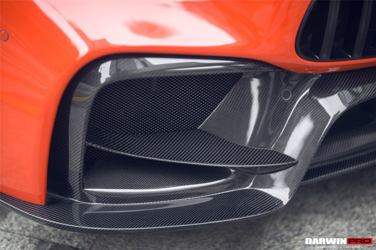 2015-2016 Mercedes Benz AMG GT GTS IMP Performance Part Carbon Fiber Front Bumper with Grill - DarwinPRO Aerodynamics