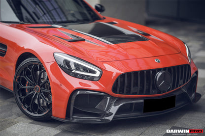 2015-2016 Mercedes Benz AMG GT GTS IMP Performance Part Carbon Fiber Front Bumper with Grill - DarwinPRO Aerodynamics
