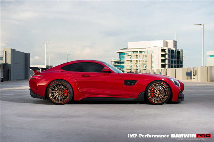 2015-2022 Mercedes Benz AMG GT GTS  IMP Performance Partial Carbon Fiber Side Skirts - DarwinPRO Aerodynamics