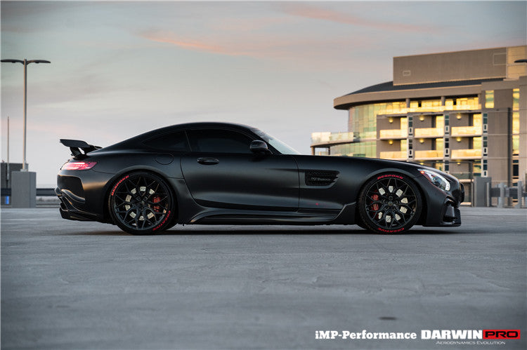 2015-2022 Mercedes Benz AMG GT GTS  IMP Performance Partial Carbon Fiber Side Skirts - DarwinPRO Aerodynamics
