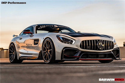 2015-2016 Mercedes Benz AMG GT GTS IMP Performance Part Carbon Fiber Front Bumper with Grill - DarwinPRO Aerodynamics