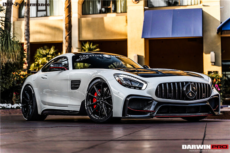 2015-2016 Mercedes Benz AMG GT GTS IMP Performance Part Carbon Fiber Front Bumper with Grill - DarwinPRO Aerodynamics