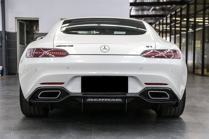 2015-2021 Mercedes Benz AMG GT GTS IMP Carbon Fiber Rear Diffuser - DarwinPRO Aerodynamics
