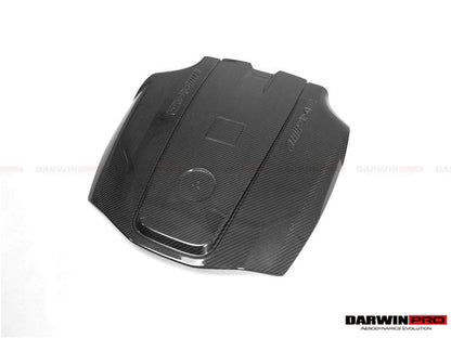 2015-2020 Mercedes Benz AMG GT GTS Autoclave Carbon Fiber Engine Cover Replacement - DarwinPRO Aerodynamics