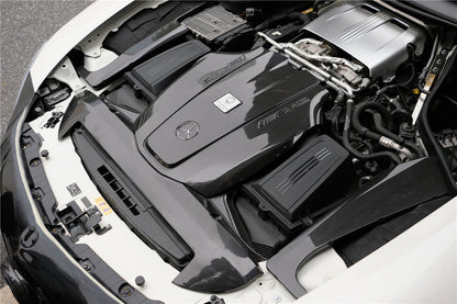 2015-2020 Mercedes Benz AMG GT GTS Autoclave Carbon Fiber Engine Cover Replacement - DarwinPRO Aerodynamics