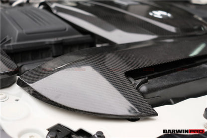 2015-2020 Mercedes Benz AMG GT GTS Autoclave Carbon Fiber Engine Cover Replacement - DarwinPRO Aerodynamics
