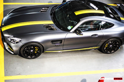 2015-2018 Mercedes Benz AMG GT & GTS Carbon Fiber Side Skirts Splitters - DarwinPRO Aerodynamics