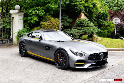 2015-2018 Mercedes Benz AMG GT & GTS Carbon Fiber Side Skirts Splitters - DarwinPRO Aerodynamics