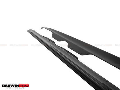2015-2018 Mercedes Benz AMG GT & GTS Carbon Fiber Side Skirts Splitters - DarwinPRO Aerodynamics