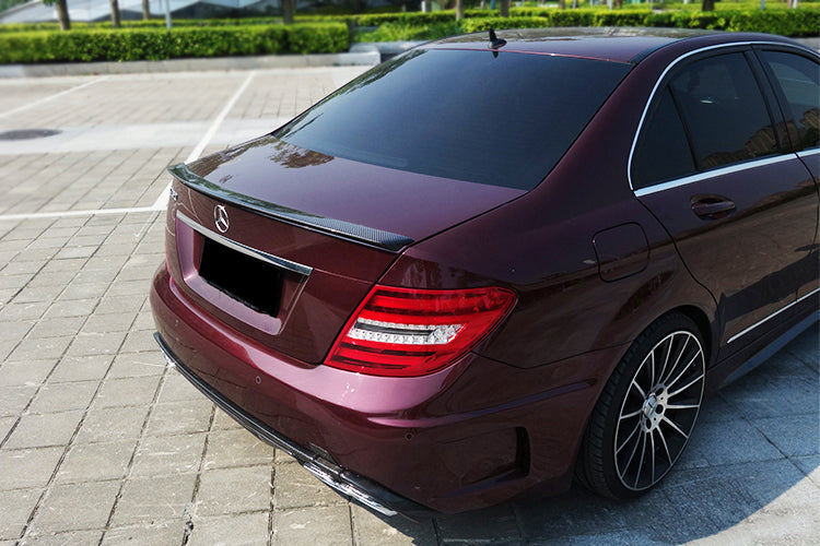 2008-2014 Mercedes Benz C Class W204 Sedan Trunk Spoiler