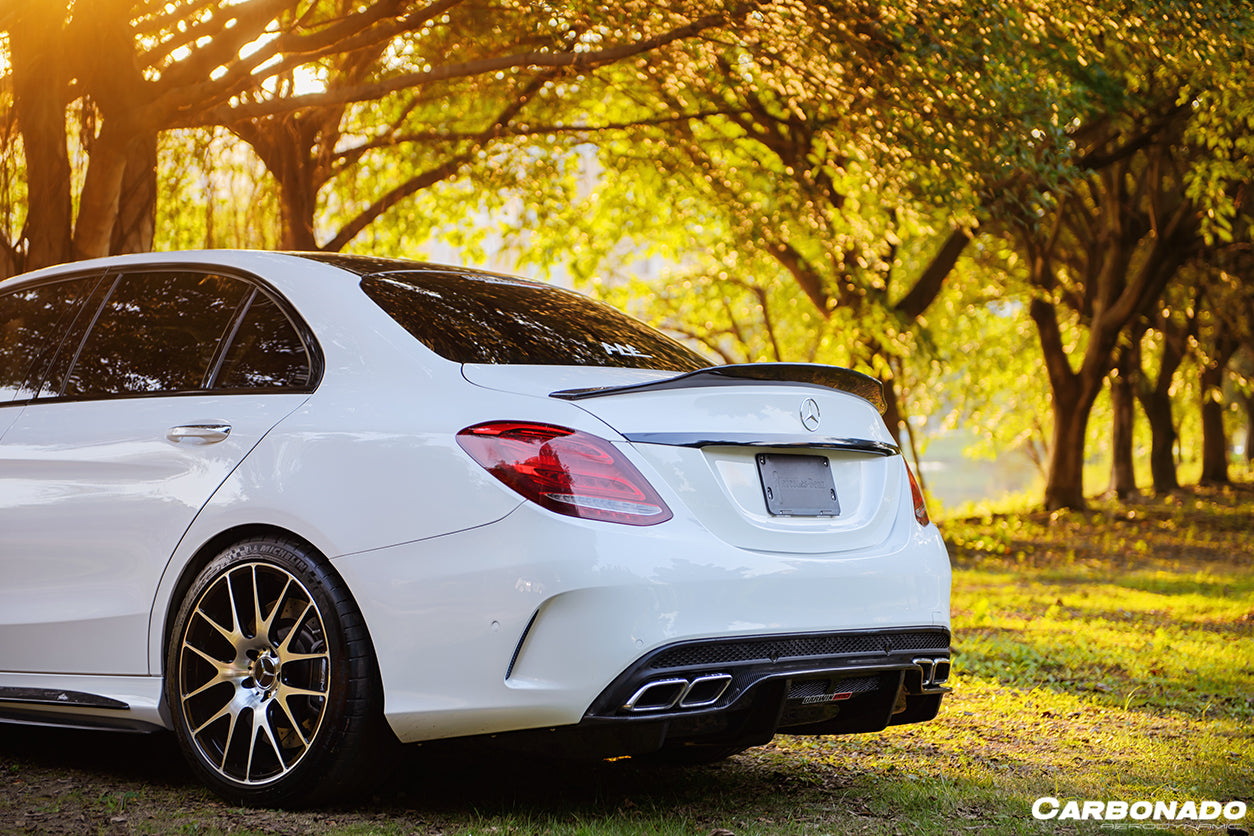 2015-2021 Mercedes Benz C-Class W205 Sedan PS Style Trunk Spoiler