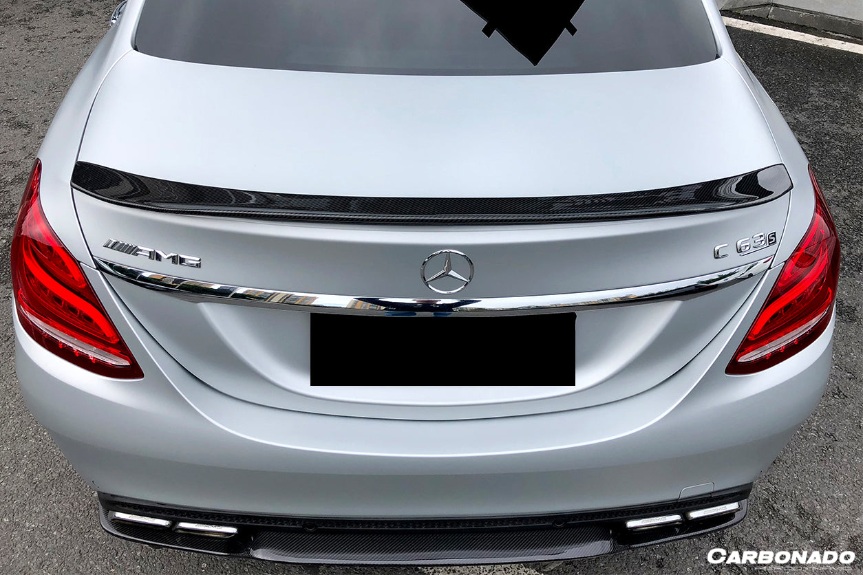 2015-2021 Mercedes Benz C-Class W205 Sedan PS Style Trunk Spoiler