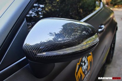 2014-2021 Mercedes Benz C-Class W205 S-Class W222 C217  E-Class W213 Dry Carbon Fiber Mirror Housing Replacement - DarwinPRO Aerodynamics