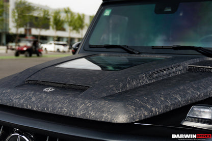 2019-2025 Mercedes Benz W464 | W465 G Wagon IMP Performance Partial Carbon Fiber Hood | Fits G500, G550, G63 AMG