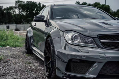 DarwinPRO 2012-2014 Mercedes Benz W204 C63 AMG BKSS Style Hood - DarwinPRO Aerodynamics