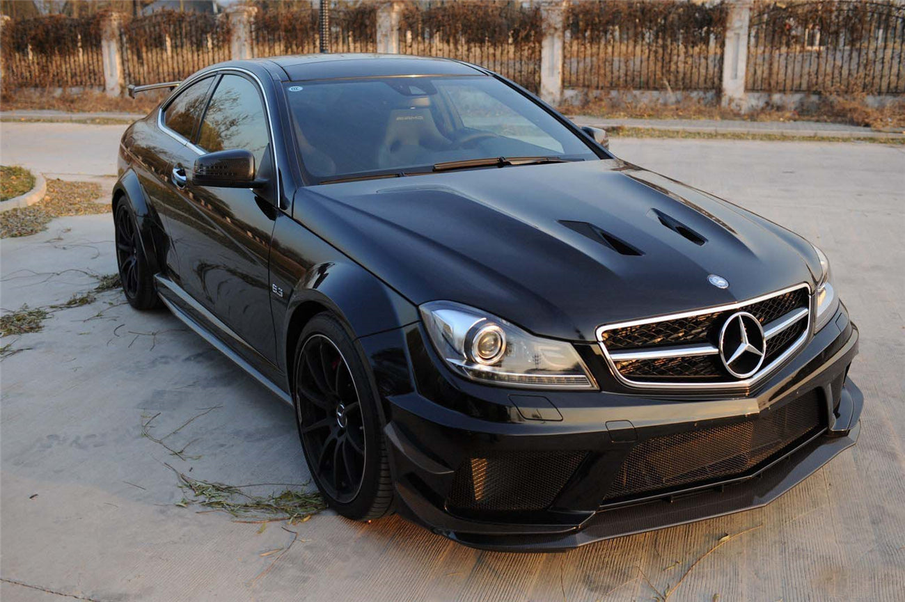 DarwinPRO 2012-2014 Mercedes Benz W204 C63 AMG BKSS Style Hood - DarwinPRO Aerodynamics