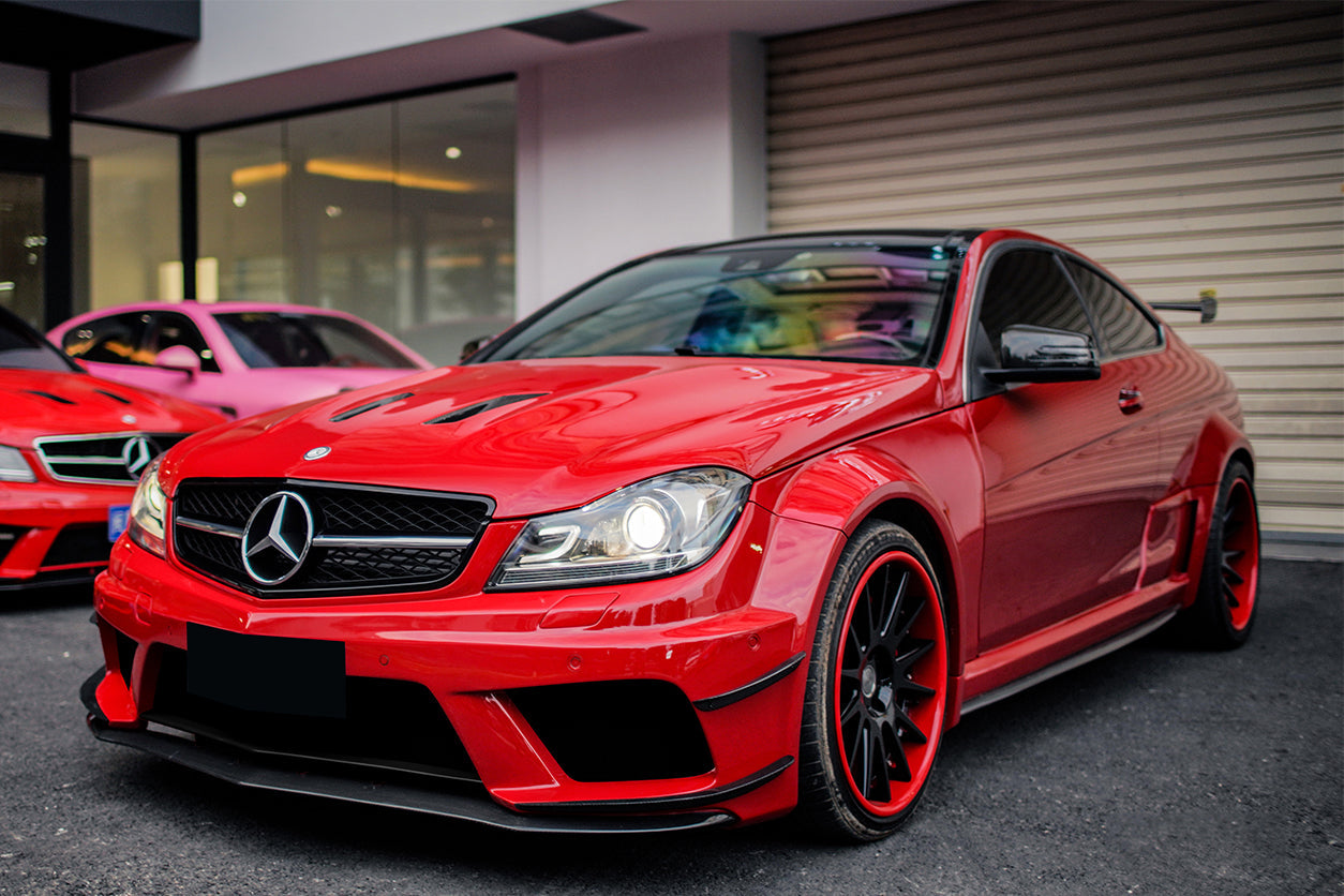 DarwinPRO 2012-2014 Mercedes Benz W204 C63 AMG BKSS Style Hood - DarwinPRO Aerodynamics
