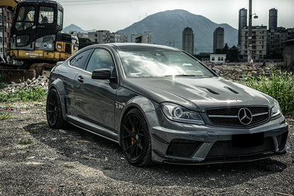 DarwinPRO 2012-2014 Mercedes Benz W204 C63 AMG BKSS Style Hood - DarwinPRO Aerodynamics