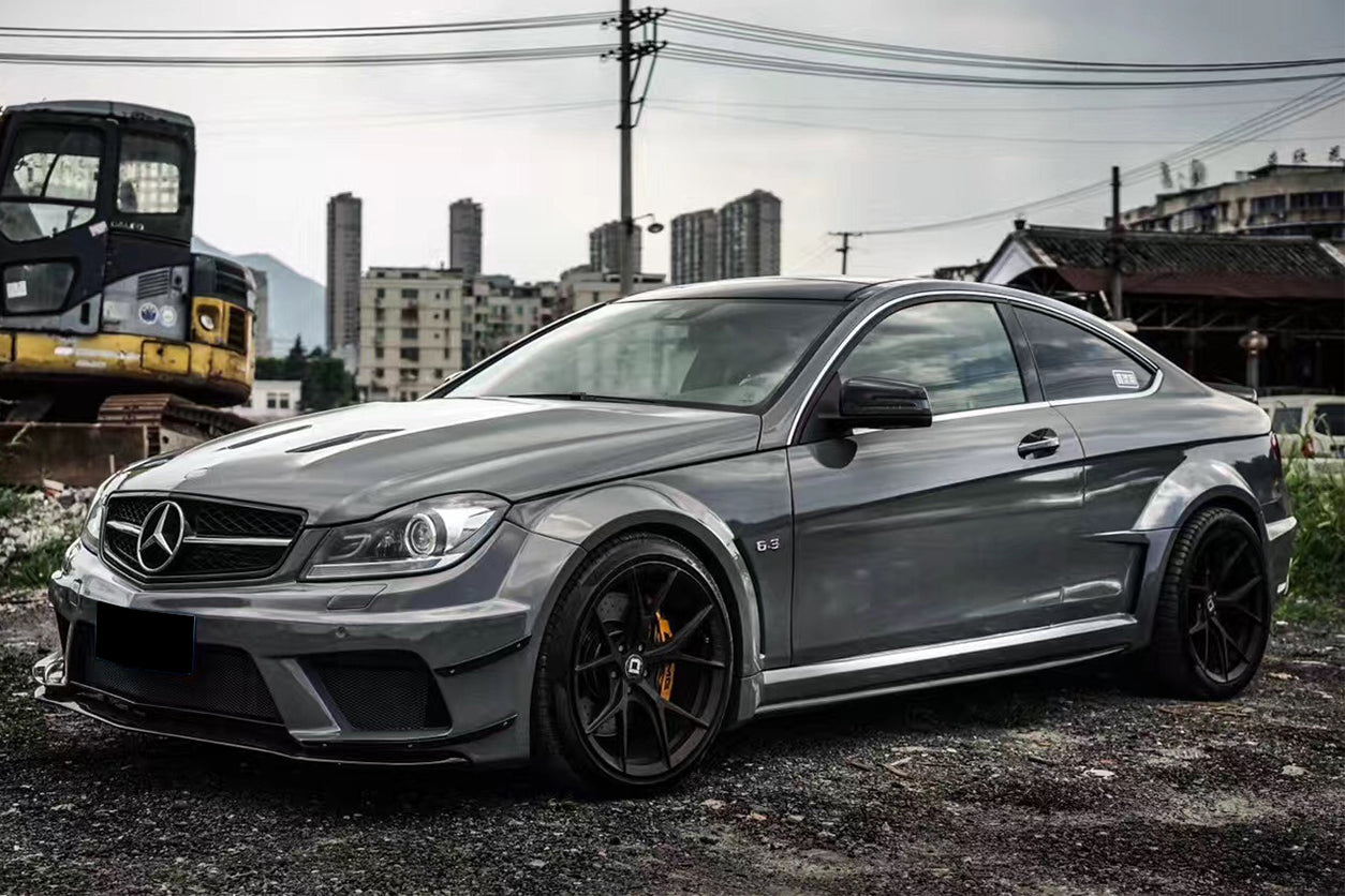 DarwinPRO 2012-2014 Mercedes Benz W204 C63 AMG BKSS Style Hood - DarwinPRO Aerodynamics