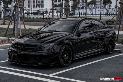 DarwinPRO 2012-2014 Mercedes Benz W204 C63 AMG Coupe BKSS Style Wide Full Body Kit - DarwinPRO Aerodynamics