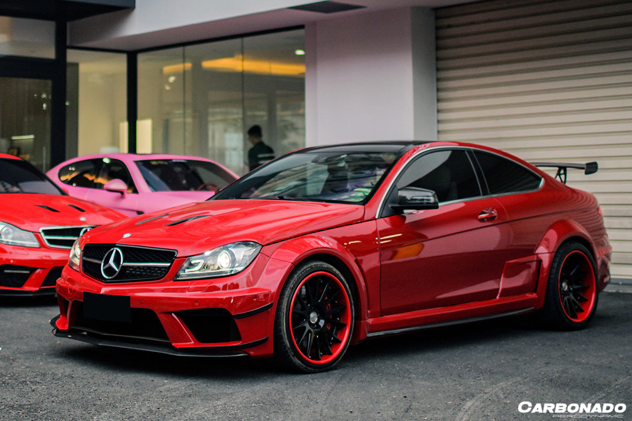 DarwinPRO 2012-2014 Mercedes Benz W204 C63 AMG Coupe BKSS Style Wide Full Body Kit - DarwinPRO Aerodynamics